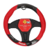 Imagen45 Cubre Volante Negro - Rojo
